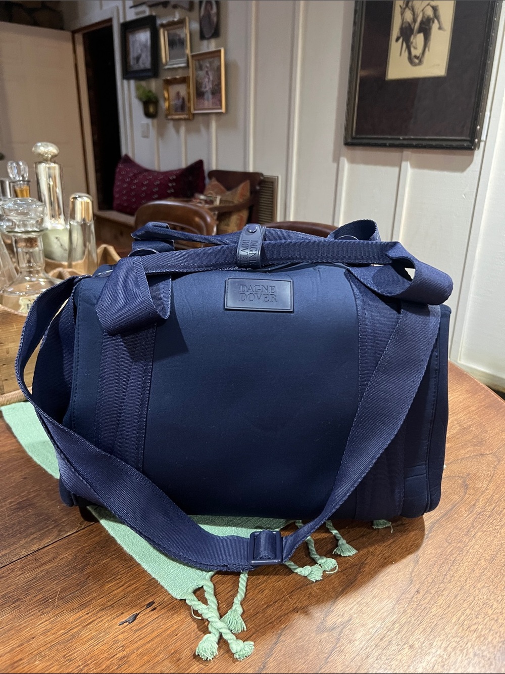 Dagne Dover Landon Blue Duffel Bag Set